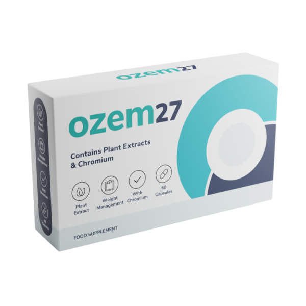 Ozem27 Verpackung mit 60 Kapseln, Pflanzenextrakte und Chrom